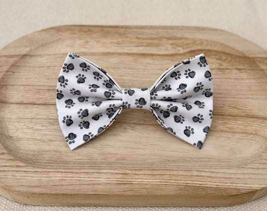 Paw Print Pet Bow Tie