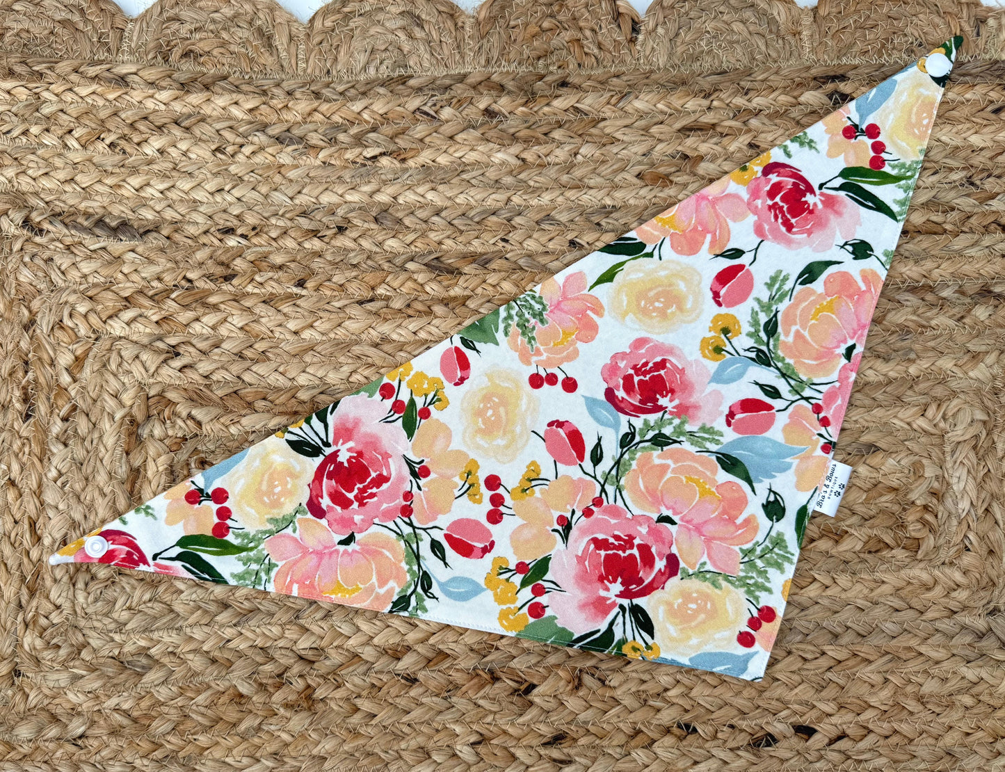 Summer Florals Pet Bandana Bib