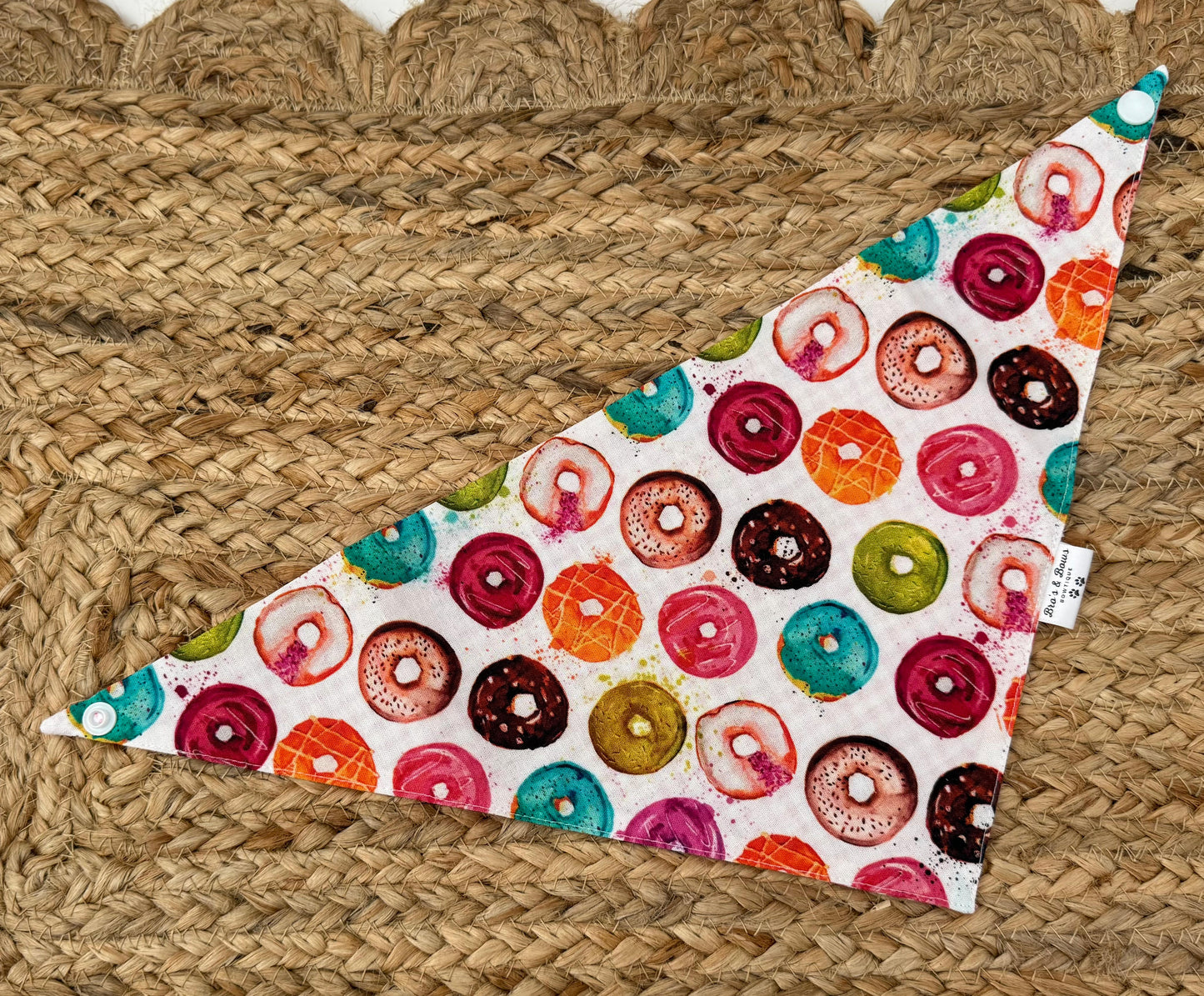 Donuts Pet Bandana Bib