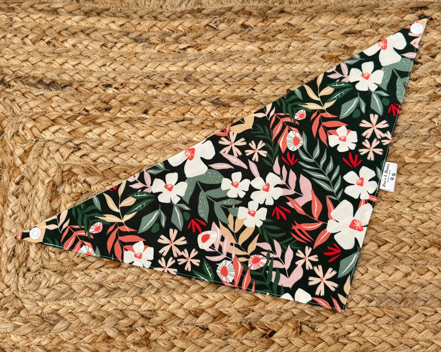 Summer Florals Pet Bandana Bib