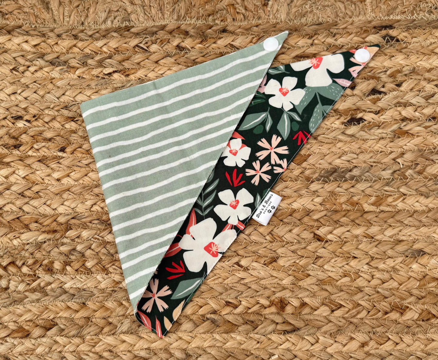 Summer Florals Pet Bandana Bib