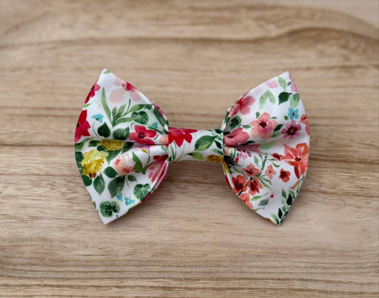 Floral Pet Bow Tie