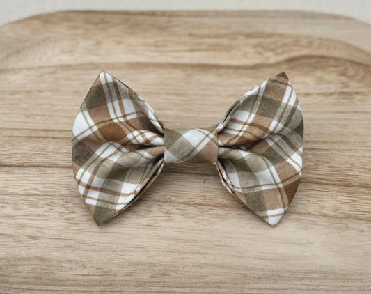 Plaid Pet Bow Tie
