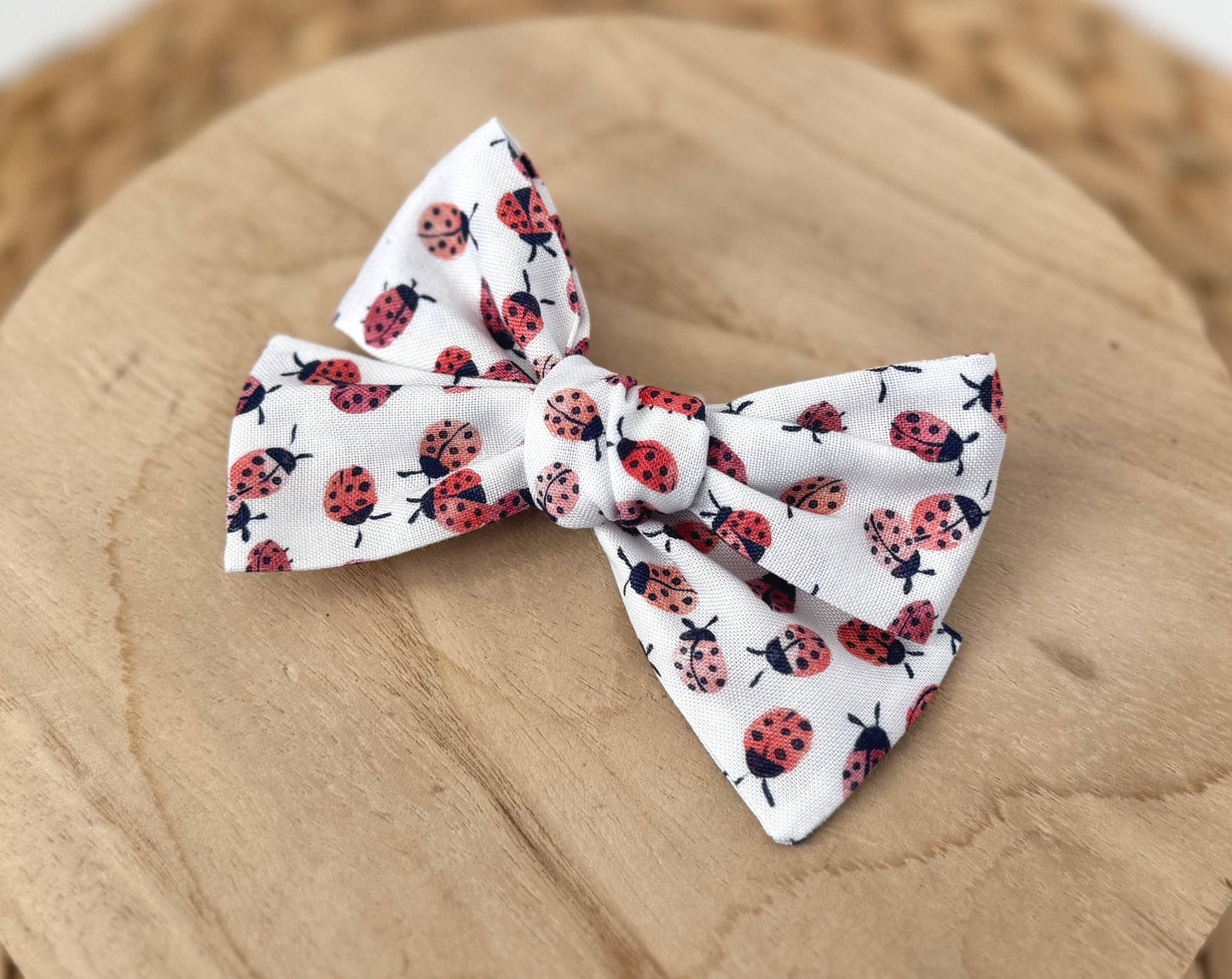 Lady Bugs Hair Bow