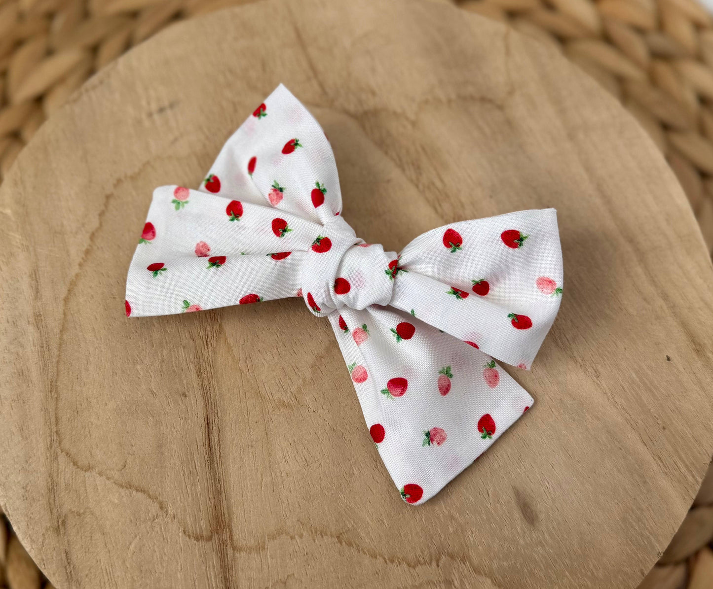 Strawberries Hair Bow