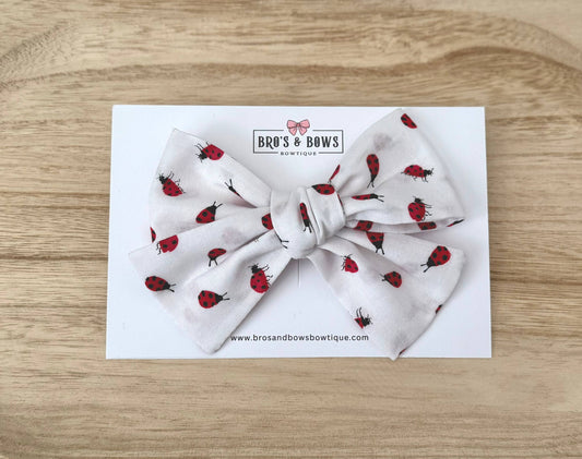 Ladybugs Hair Bow