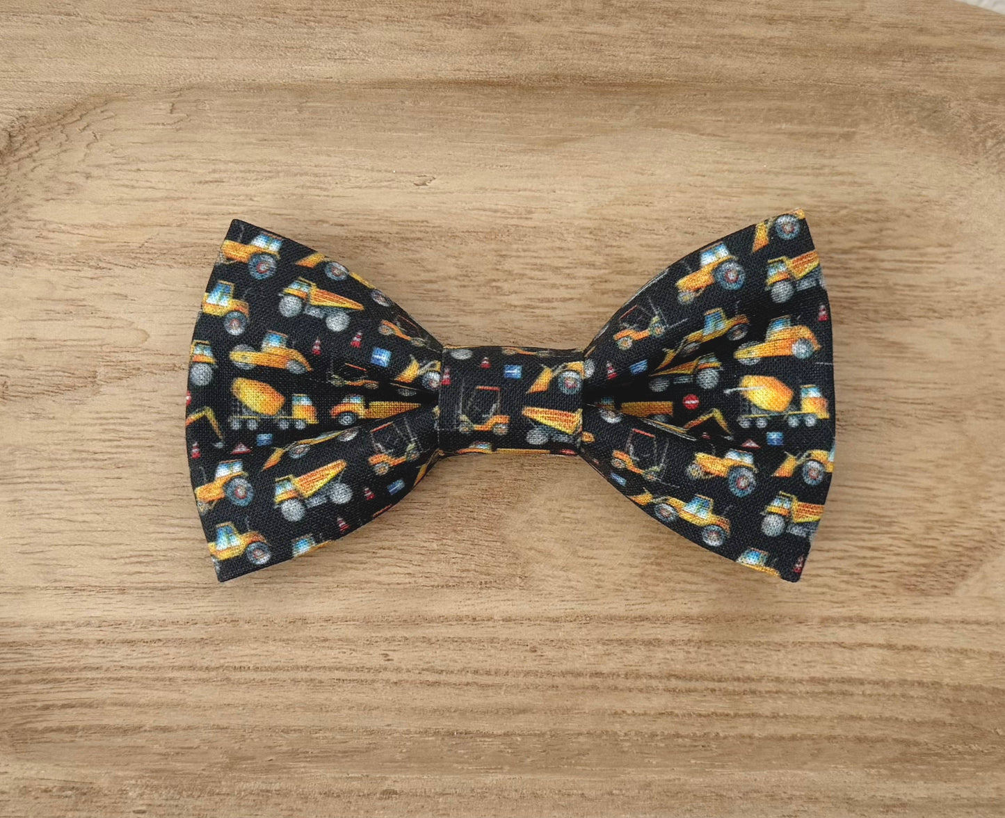 Construction Vehicles Bow Tie