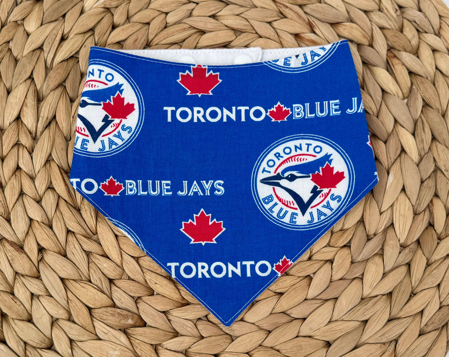 Toronto Blue Jays Baseball baby bandana drool bib